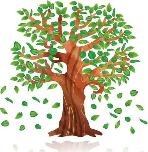 Classroom Tree Bulletin Board Set Tropical Leaves Summer Tree Decoration Cutouts for Classroom Wall Decor School Supplies in Saudi Arabia