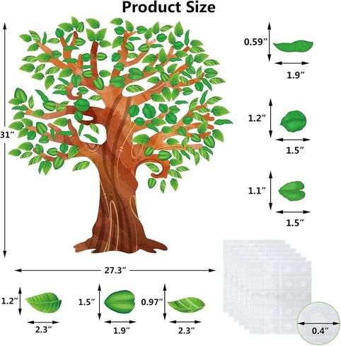 Classroom Tree Bulletin Board Set Tropical Leaves Summer Tree Decoration Cutouts for Classroom Wall Decor School Supplies in Saudi Arabia