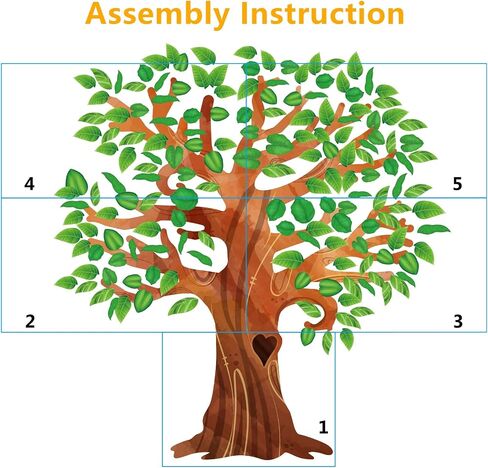 Classroom Tree Bulletin Board Set Tropical Leaves Summer Tree Decoration Cutouts for Classroom Wall Decor School Supplies in Saudi Arabia