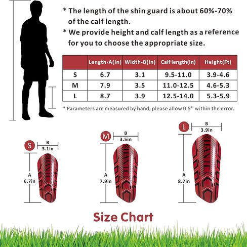Uantc Shin Guards - واقيات الساق لكرة القدم تحمي الوسادة من الصدمات والإصابات - واقيات الساق الواقية من الساق للأطفال / البالغين - واقيات الساق للشباب لكرة القدم للأولاد والبنات in Saudi Arabia