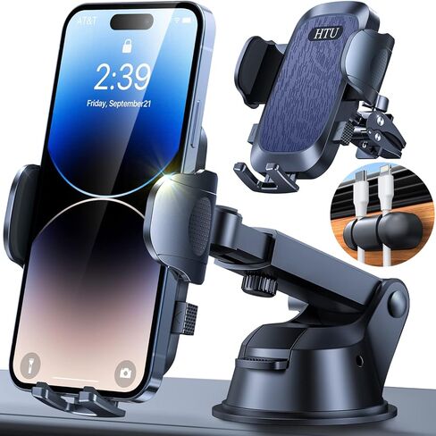 2024 Ultimate Car Phone Mount【80+LBS Strongest Suction & Military-Grade】【Patent & Safety Certs】 Cell Phone Holder Truck Stand for Dashboard Windshield Vent for iPhone 15 Pro Max 14 13 Samsung, Black in Saudi Arabia