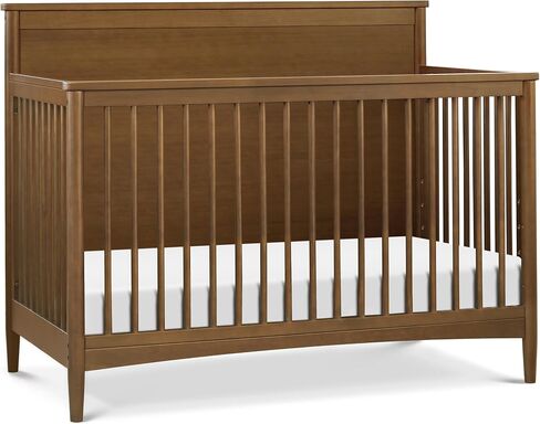 DaVinci Frem 4-in-1 Convertible Crib in Walnut, GREENGUARD Gold Certified in Saudi Arabia