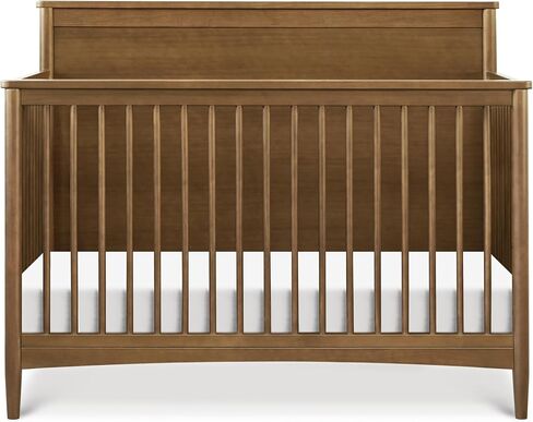 DaVinci Frem 4-in-1 Convertible Crib in Walnut, GREENGUARD Gold Certified in Saudi Arabia