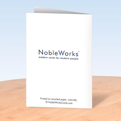 NobleWorks - 1 Hilarious Greeting Card for Birthday - Funny Birthday Cartoon, Comic Notecard - Bus Stop 8353 in Saudi Arabia
