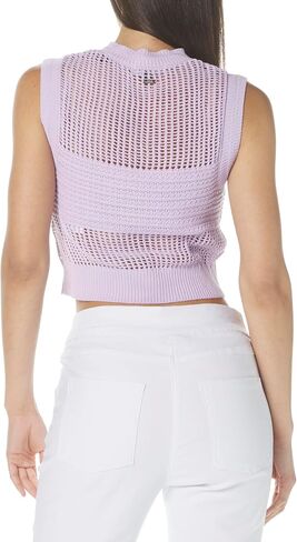 بلوزة قصيرة محبوكة بدون أكمام للنساء من A｜X ARMANI EXCHANGE in Saudi Arabia