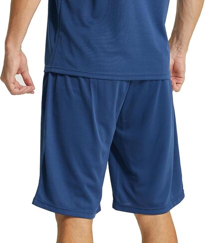 LANBAOSI 2 Pack Men's Running Athletic Shorts Gym Workout shorts for Men Fitted Exercise Mens Fitness Shorts with Pocket in Saudi Arabia