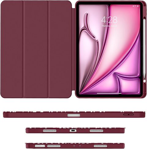 Soke Case for iPad Air 13 Inch (M4/M3/M2,2026-2024), Book Black in Saudi Arabia