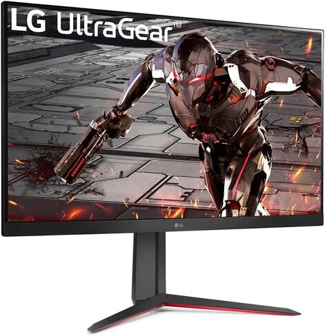LG 32G600A-B 32-inch Ultragear QHD (2560 x 1440) Curved Gaming Monitor, 180Hz, 1ms, AMD FreeSync, HDMI, DisplayPort, Tilt/Height/Swivel Adjustable Stand, Black in Saudi Arabia