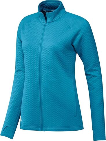 adidas Women's Textured Recycled Materials Golf Pullover in Saudi Arabia