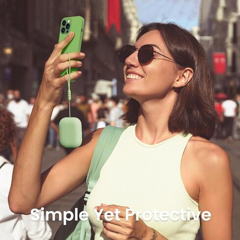 ORNARTO متوافق مع حافظة AirPods Pro 2 (2022)، غطاء سيليكون سائل واقٍ لجهاز AirPods Pro الجيل الثاني مع حبل أمامي ناعم من الجلد LED مرئي - ضوء النجوم in Kuwait
