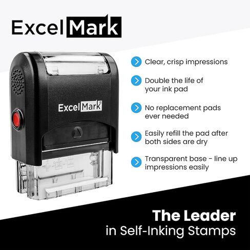 ختم مطاطي ذاتي التحبير من ExcelMark - يُعاد إلى المرسل ليس في هذا العنوان in Kuwait
