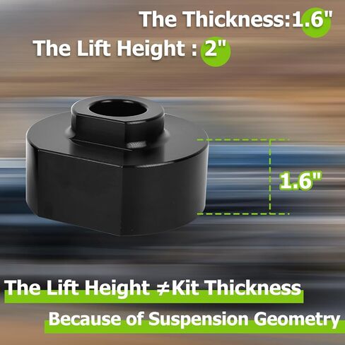 Leveling Lift Kit, 2" Front Leveling Lift Kit for 1981-1996 F150 2WD, 1999-2022 F250 F350 Super Duty 2WD with 3/4-10 Studs in Kuwait