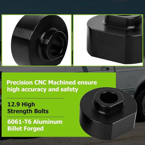 Leveling Lift Kit, 2" Front Leveling Lift Kit for 1981-1996 F150 2WD, 1999-2022 F250 F350 Super Duty 2WD with 3/4-10 Studs in Kuwait