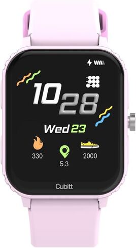 Cubitt Teens Smartwatch, 1.85" Touchscreen Fitness Tracker – Obsidian Black in Saudi Arabia