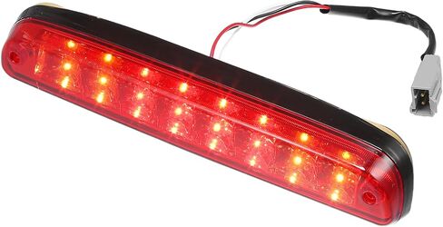 الذيل ارتفاع جبل الفرامل وقف الضوء CC3Z13A613B 3rd ضوء الفرامل الثالث لفورد F-250 1999-2016 ABS الخلفي الأحمر in Kuwait