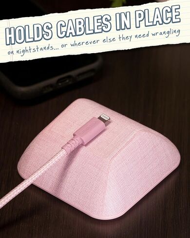 حامل سلك مغناطيسي ذكي - منظم كابلات مع مشابك مغناطيسية لإدارة الشاحن على سطح المكتب أو المنضدة أو الطاولة الجانبية - رقم 2 قلم رصاص رمادي in Kuwait