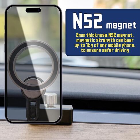 DEDC 2-in-1 Tesla Phone Mount Holder for Model Y 3 Tesla Sunglass Holder Tesla Accessories 2024 2023 Center Console Organizer Behind Screen in Saudi Arabia