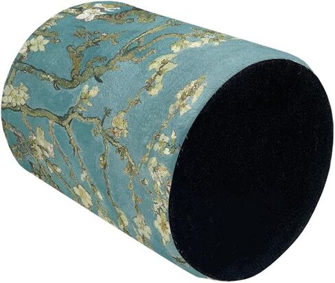 حامل أقلام HUGS IDEA Van Gogh Almond Blossom Pen من جلد البولي يوريثان منظم مكتب مستحضرات التجميل للنساء والفتيات واللوازم المكتبية والمنزلية in Kuwait