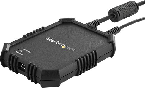 StarTech Rugged Laptop Crash Cart Adapter, USB VGA KVM, TAA (NOTECONS02X) | Laptop-to-server portable console, Video capture, File Transfer, Windows Linux MacOS, Rugged housing in Kuwait