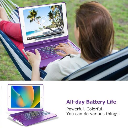 CC Store for iPad 9th 8th 7th Generation Case with Keyboard 10.2 Inch in Kuwait