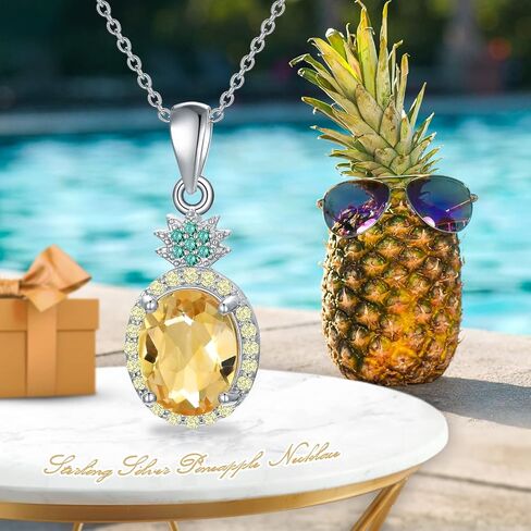 Sterling Silver Sunflower/Rose Cross/Rose/Lotus Flower/Honney Bee/Pineapple Necklace for Women Flower Pendant Necklace Gifts for Girlfriend Wife Mom Birthday Valentine's Day in Saudi Arabia