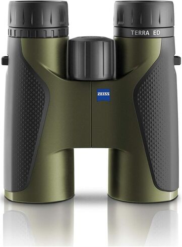 ZEISS Terra ED Binoculars 10x32 Compact Waterproof and Fast Focusing, Black | Coated Glass for Optimal Clarity in All Weather Conditions for Bird Watching, Hunting, Travel and Sightseeing in Saudi Arabia