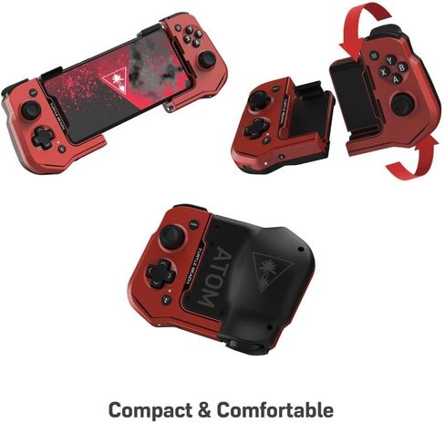 Turtle Beach Atom Mobile Game Controller with Bluetooth for Cloud Gaming on iPhone with Compact Shape, Console Style Controls & Low Latency Bluetooth – Cobalt Blue in Kuwait