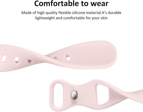Eilesuny 6 Pack Slim Thin Bands Compatible with Apple Watch 38mm 40mm 41mm 42mm 44mm 45mm 49mm, Replacement Soft Silicone Sport Strap for iWatch Series 9/8/7/6/5/4/3/2/1 Ultra/2 SE Women Men in Saudi Arabia