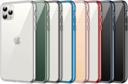 JETech Case for iPhone 11 Pro Max 6.5-Inch, Non-Yellowing Shockproof Phone Bumper Cover, Anti-Scratch Clear Back (Clear) in Kuwait