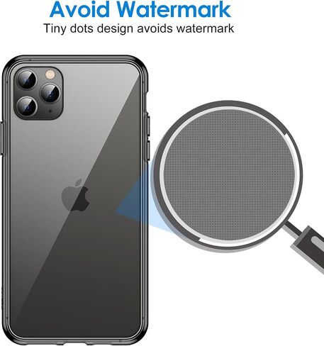 JETech Case for iPhone 11 Pro Max 6.5-Inch, Non-Yellowing Shockproof Phone Bumper Cover, Anti-Scratch Clear Back (Clear) in Kuwait
