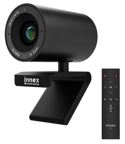 Innex C831 180° Panoramic 4K Wide Angle Webcam with Microphone, AI Facial Tracking for Windows, Mac, Easy Setup Conference Room Camera with Flexible View Angle for Meeting Room, Huddle Space | AI Facial Tracking, Easy Setup, Flexible View Angle, Conferenc in Saudi Arabia