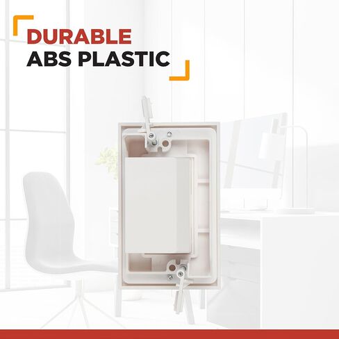 لوحة حائط كابل ذات جهد منخفض مجوفة من نقطة المشتري، منفذ سهل التركيب لإخفاء وتمرير أسلاك التكنولوجيا من خلال HDMI والتلفزيون والفيديو والصوت والشبكة وأسلاك السماعات وغطاء خافي العيوب (عبوتان) in Kuwait