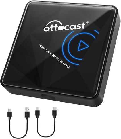 Wireless CarPlay Adapter for iPhone - 2024 Newest Wired to Wireless Apple Carplay Dongle, 14S Connection Plug & Play, U2-AIR Pro for OEM Wired CarPlay Cars in Saudi Arabia