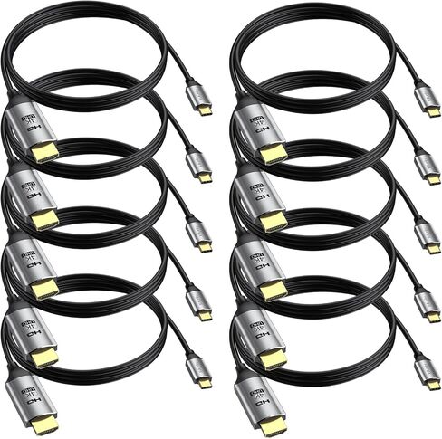 Short USB C to HDMI Cable 1.5FT, 4K UHD (NOT Mini HDMI) in Kuwait