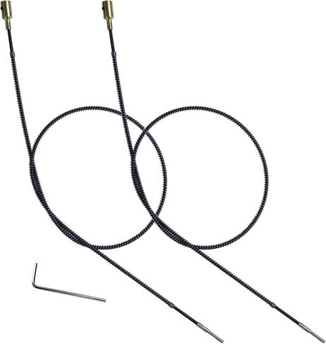Inner Flex Shaft Cable, 2pcs Internal Flexible Shaft Core Attachment with Spring for Hanging Grinder Power Carver Rotary Tool Replacement Accessories in Saudi Arabia