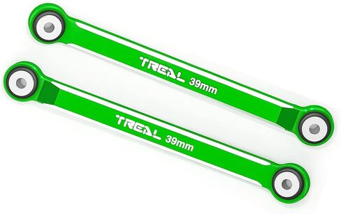 TREAL SCX24 Upper 2 Links （4 Links Conversion） 39mm Alu#7075 for Axial SCX24 C10 Bronco Gladiator 1/24 Scale Trucks (Green) in Saudi Arabia