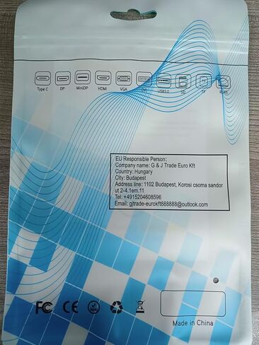 كابل الألياف الضوئية CHENLENIC Displayport 8K منفذ عرض 1.4 إلى Mini Displayport كابل الألياف الضوئية، متوافق مع Thunderbolt 2/3/4، لجهاز MacBook Pro/Air Suface Pro (T0206-15M) in Kuwait