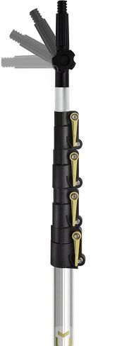 عمود كاميرا DocaPole بطول 12 قدم - عمود تمديد بطول 5-12 قدم + محول كاميرا لـ GoPro أو الكاميرا أو كاميرا الفيديو | يوفر ما يصل إلى 18 قدمًا من التصوير الجوي والفيديو in Kuwait