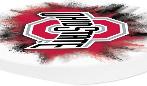 Ohio State University Color Splash 2.75 x 2.75 Ceramic Car Coasters Pack of 2 in Saudi Arabia