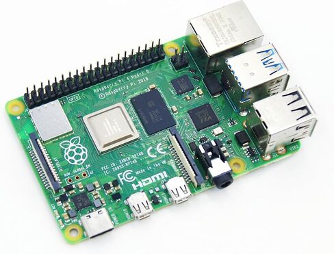 RaspTech Raspberry Pi 4 2GB Starter Kit 2GB RAM مع 32GB Micro SD Card 4 النحاس المبرد 2 كابل HDMI 5V 3A مزود الطاقة مع تشغيل / إيقاف تشغيل مفك قارئ بطاقة مروحة التبريد in Kuwait