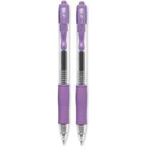 Gel Rollerball Pen, Purple, Sold as 2 Packs of 1 (31107)