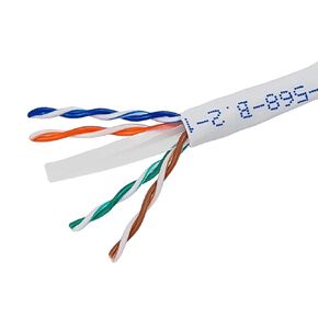 Monoprice 102273 Cat6 Ethernet Bulk Cable - Network Internet Cord - Stranded, 550Mhz, UTP, CM, Pure Bare Copper Wire, 24AWG & Klein Tools VDV226-110 Ratcheting Modular Data Cable Crimper