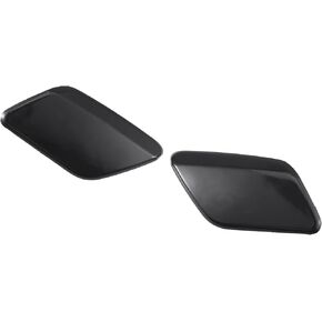 Motoforti Front Left Right Side Bumper Headlight Washer Nozzle Cover Cap,for Volvo S60,Black,2pcs