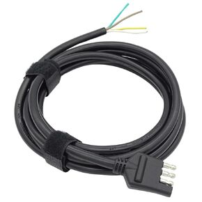 Trailer Wiring Harness Kit, 20ft Trailer Wire with 4 Flat Extension Connector, 4 Pin Flat Wishbond Wiring Light Kit for Trailer Utility Boat
