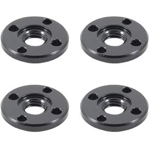 (4pcs) N134467 Angle Grinder Hex Hole Flange Nuts Replace DEWALT 5/8""-11 Angle Grinder Flange Nuts, Black