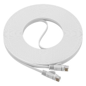 Cat7 Ethernet Cable - 20 ft - RJ45 Connector - Cat 7 Double Shielded STP - 10 Gigabit 600MHz - Premium, High Speed (6m) Network Wire, Patch, LAN Cord - 20 Feet