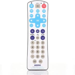 Anderic RR1003 Smart TV 1-Device Universal Waterproof with Easy Wipe Membrane Surface - Works All TV Brands - Hospitality