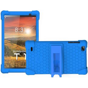 Sunshine T1 Elite Tablet Case/Cloud Mobile Sunshine T1 Elite Tablet Case, Transwon Kids Case Cover for 8 Inch Sunshine T1 Elite Tablet and Sunshine T1 Tablet Case - Blue
