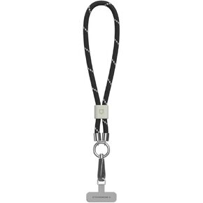 RhinoShield Braided Wrist Phone Lanyard | Recycled Materials, Easy to Adjust, Charm, Durable Strap (Landyard Card Included)