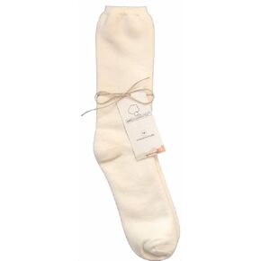 100% Organic Cotton Unisex Socks White Chemical Free Soft Eco-Friendly Soft Pure Hypoallergenic